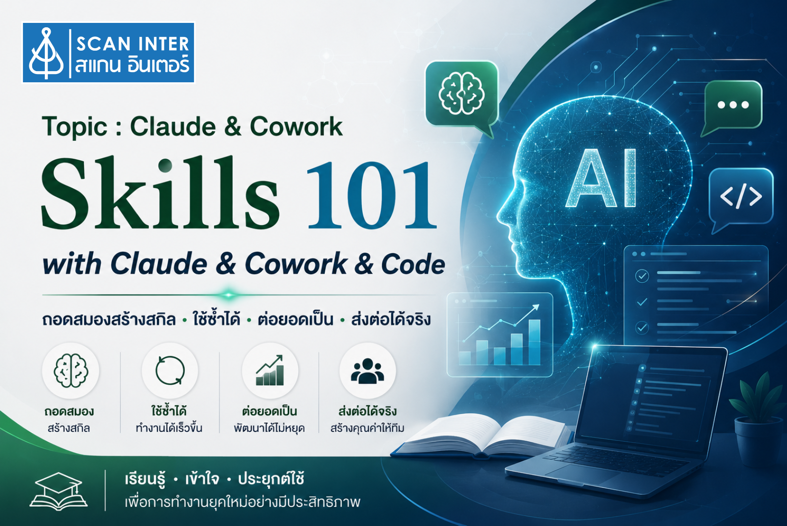 หลักสูตร Skill 101 with Claude Cowork & Claude Code